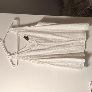 White tank with eyelet detail